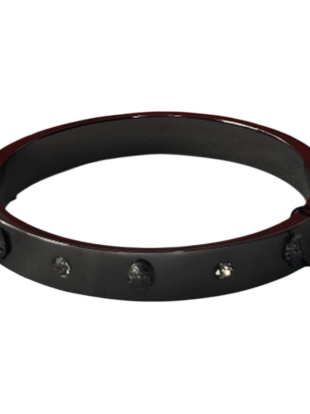 Kurt Geiger NWT - Black Stud-Embellished Bangle - Picture 3 of 5